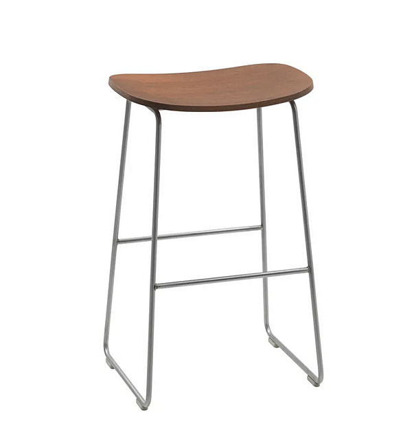 Обитая табуретка из кожи или ткани Cappellini MORRISON фабрика Cappellini из Италии. Фото №2