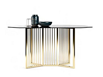 Квадратный стеклянный стол FORMITALIA Virgilio фабрика FORMITALIA из Италии