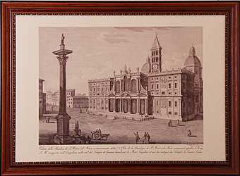 Картина Italy art. 185-c Basilica di Santa Maria Maggiore постер