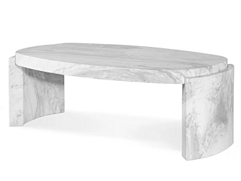 Кофейный столик из мрамора Карино BRABBU Tacca фабрика BRABBU из Италии