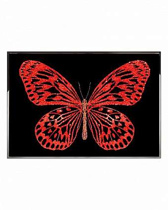 Панно, картина RED BUTTERFLY