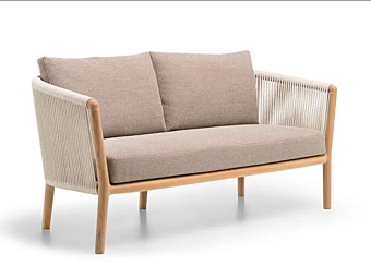Диван с обитой спинкой на два места из ткани Molteni & C  Boboli фабрика Molteni & C.(+VITRA) из Италии