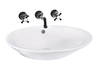 Раковина на столешнице одинарная из камня Gentry Home Ladybower фабрика Gentry Home из Италии