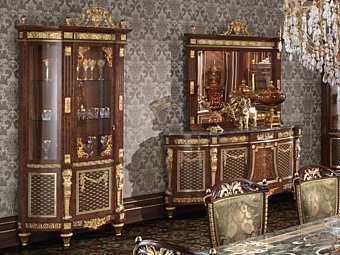 Витрина из дерева и стекла MODENESE GASTONE 14648 фабрика MODENESE GASTONE из Италии