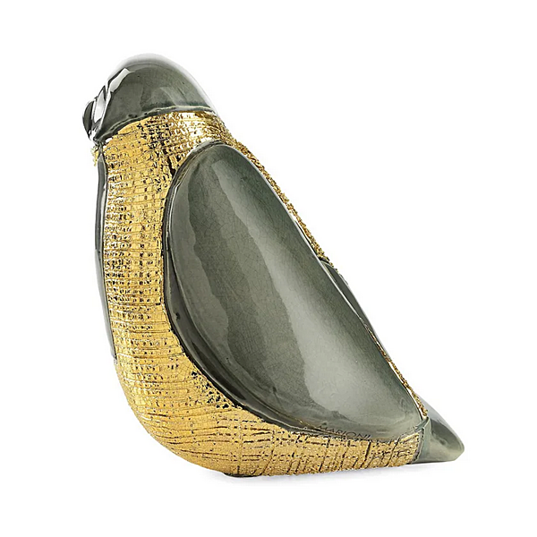 Керамическая скульптура совы MARIONI Owl Pop 00092 фабрика MARIONI из Италии. Фото №3