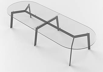 Стол DESALTO Link 499 - modular tables D158 фабрика DESALTO из Италии