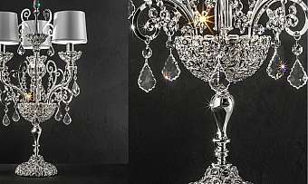 Настольная лампа MASIERO (EMME PI LIGHT) LUXURY Silver Imperial / tL3