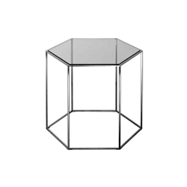 Столик кофейный DESALTO Hexagon Tris - "Metal" sheet top 691 фабрика DESALTO из Италии. Фото №1