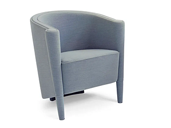 Кресло с подлокотниками из ткани MOROSO Rich RI001H фабрика Moroso из Италии