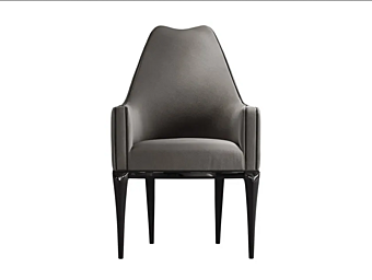 Кресло с обивкой из кожи и подлокотниками AR INTERIORS Victor V10