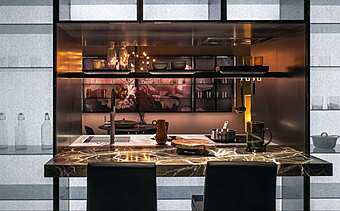 Кухня итальянская современная CESAR CUCINE Unit Pocret NEWS EUROCUCINA Composition Two фабрика CESAR CUCINE из Италии