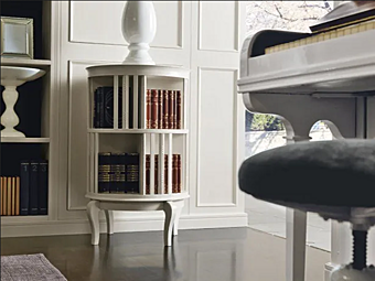 Книжный шкаф с вращающейся конструкцией из дерева Martini Interiors Incontri Книжный шкаф с вращающейся конструкцией из дерева Martini Interiors Incontri фабрика MARTINI INTERIORS из Италии