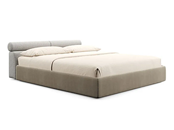 Двуспальная кровать с обитой спинкой из ткани Gavi Liu Jo Living Collection фабрика Liu Jo Living Collection из Италии