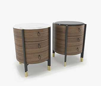 Прикроватная тумбочка PORADA Bayus 3 фабрика PORADA из Италии