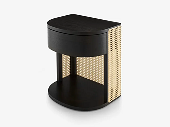 Деревянная прикроватная тумбочка с ящиками LIGNE ROSET Tambour 19980650 фабрика LIGNE ROSET из Италии