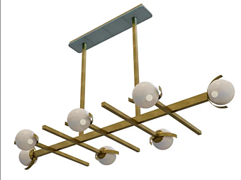 Подвесная лампа из латуни GRETA MARIONI 02971