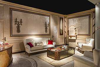 Диван из ткани с мягкой спинкой CARPANELLI Arts Sofa DI26 фабрика CARPANELLI из Италии