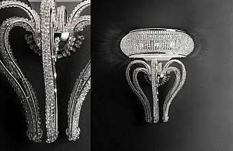 Люстра MASIERO (EMME PI LIGHT) LUXURY Cristalry Silver / A3