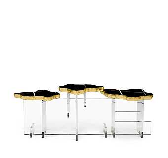 Стол журнальный KOKET Monet XL Nero Marquina фабрика KOKET из Италии