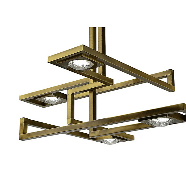 Подвесная LED лампа из латуни MARIONI Cecile 02803 фабрика MARIONI из Италии. Фото №3