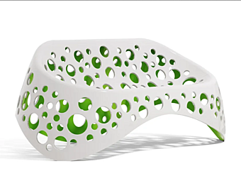 Диван для сада на два места из ткани мох GIOVANNETTI Moss фабрика GIOVANNETTI из Италии