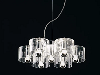 Подвесная лампа из blown glass OLICE Fiore 423 Подвесная лампа из blown glass OLICE Fiore 423 фабрика Oluce из Италии