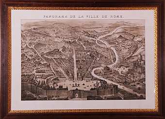 Картина Italy art. 182-c Панорама Рима постер