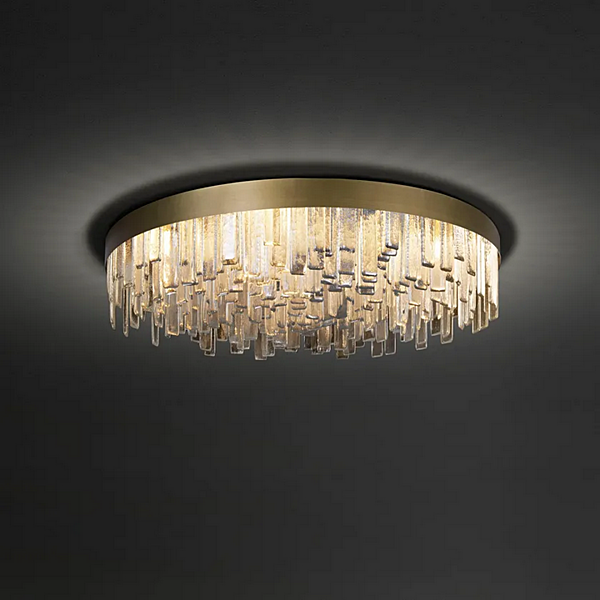 LED потолочная лампа из стекла COSMOPOLITAN MULTIFORME PL7505-130x30-C фабрика MULTIFORME из Италии. Фото №3