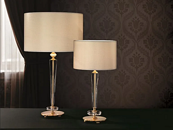 Настольная лампа из металла с абажуром Cloe Euroluce Lampadari LG1 LP1 фабрика EUROLUCE LAMPADARi из Италии