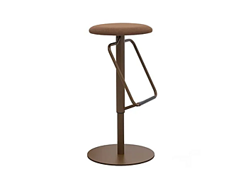 Барный стул с регулируемой высотой из металла BROSS COSMO 2116 фабрика BROSS из Италии