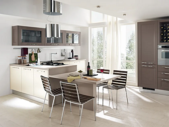 Кухня из массива дерева LUBE CUCINE Georgia фабрика LUBE CUCINE из Италии