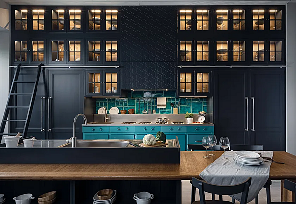 Кухня с островом из материала MARCHI GROUP Icon фабрика MARCHI CUCINE из Италии. Фото №2