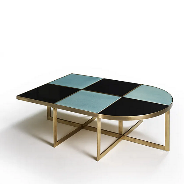 Низкий кофейный столик из дерева с круглой столешницей MARIONI Carousel 02870 фабрика MARIONI из Италии. Фото №7