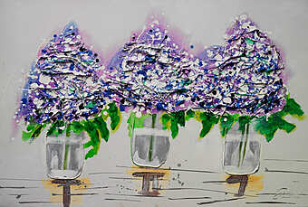 Картина итальянского художника, холст, масло Dipinto art. z310 60×90 фабрика BUBOLA&NAIBO из Италии