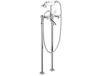 Напольная стальная ванна с ручным душем Victoria от Gaia Mobili фабрика GAIA из Италии