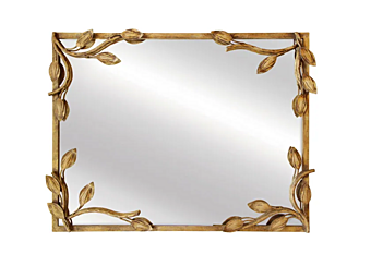 Прямоугольное настенное зеркало из стекла коллекции Quadri Abrissi 11215 фабрика ABRISSI из Италии