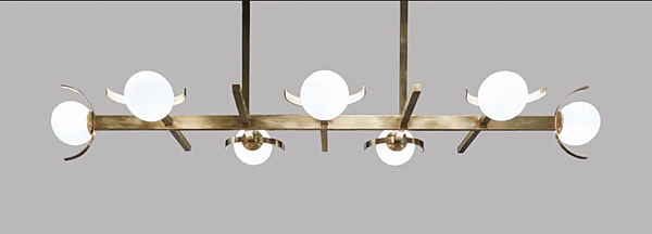 Подвесная лампа из латуни GRETA MARIONI 02971 фабрика MARIONI из Италии. Фото №4