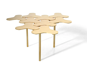 Столик для кофе из стали MOROSO Nanook 06X фабрика Moroso из Италии