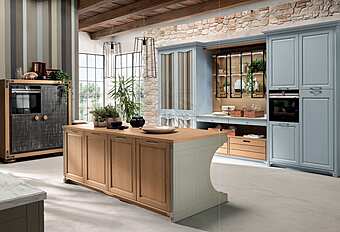 Кухня с островом из материала ASTER CUCINE Portrait IL DECORO Кухня с островом из материала ASTER CUCINE Portrait IL DECORO фабрика Aster Cucine из Италии