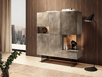 Стеклянный высокоборд с интегрированной подсветкой LAGO 36E8 2113 2113 фабрика LAGO из Италии