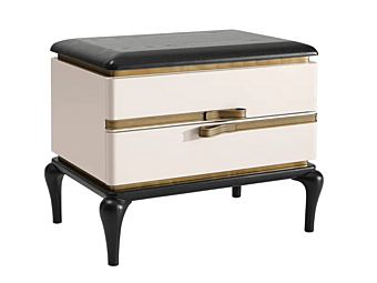 Прикроватная тумбочка с ящиками из дерева AR INTERIORS Dilan D86 фабрика AR Interiors из Италии