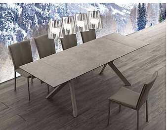 Стол обеденный раскладной прямоугольный ARREX A677 фабрика ARREX из Италии