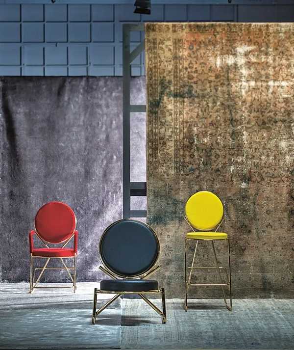 Кресло с подлокотниками обитое тканью MOROSO Double Zero 0NL фабрика Moroso из Италии. Фото №7