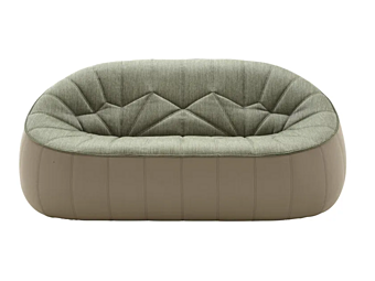 Диван с обитой спинкой на два места из ткани LIGNE ROSET OTTOMAN 18221400-18221500 фабрика LIGNE ROSET из Италии