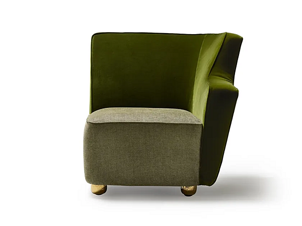 Угловое кресло с тканевой обивкой BAIA LF MARIONI I0312 фабрика MARIONI из Италии. Фото №1