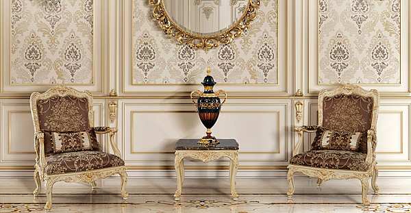 Композиция из двух кресел и стола Modenese Gastone фабрика MODENESE GASTONE из Италии. Фото №1