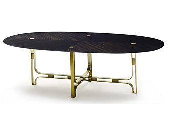 Овальный стол для гостиной из дерева Gregory MARIONI 02710