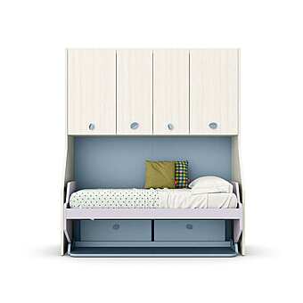 Подъемная кровать с мягкой спинкой NIDI Tippy фабрика nidi из Италии