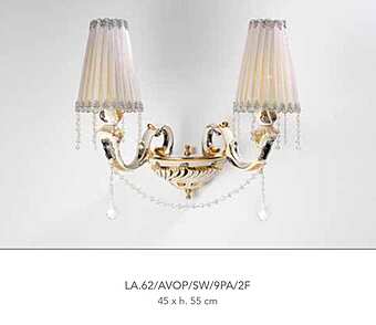 Бра LORENZON Gem LA.62/AVOP/SW/9PA/2F фабрика LORENZON (F.LLI LORENZON) из Италии