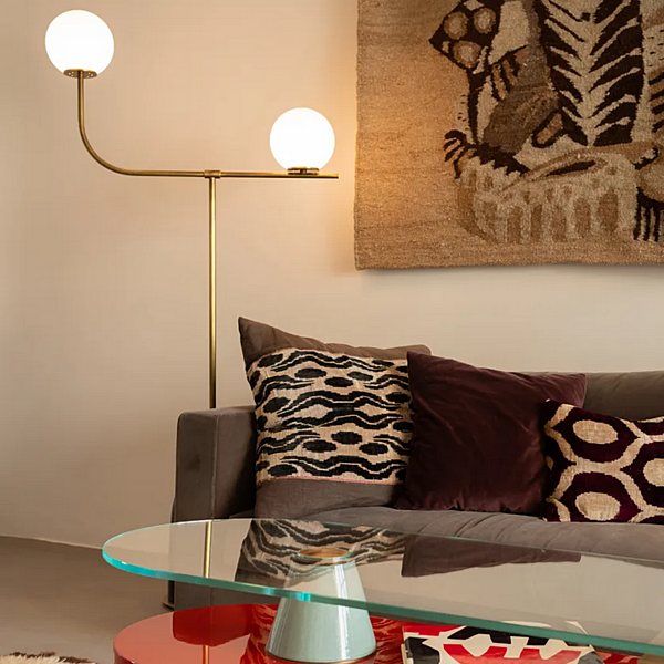 Настольная лампа из металла с абажуром MARIONI Pins 02982 фабрика MARIONI из Италии. Фото №8